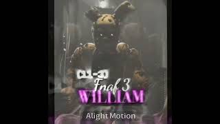 William Afton Vs Ennard #fnaf #shorts #shortsreels #foryou #fyp #edit #1v1