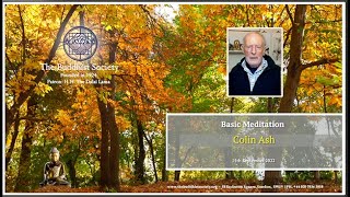 Basic Meditation with Colin Ash 15th September 2022