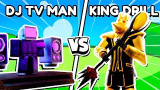 ¡DJ TV MAN vs KING DRILLMAN! ¿QUIEN GANA? (Toilet Tower Defense)