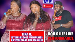 Tina O. 15th years of God's faithfulness on stage