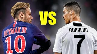 كريستيانو رونالدو VS نيمار !!( اهداف + مهارات)|2018🔥🔥