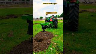 johndeere 5310 post hole digger #farmequipment #postholedigger posthole#automobile