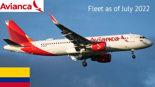 Avianca Fleet as of July 2022