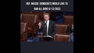 Thomas Massie DESTROYS anti-gun Democrats on House Floor