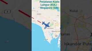 Perjalanan Kuala Lumpur (KUL) - Singapura (SIN) #sepang #kualalumpur #singapura #singapore #malaysia