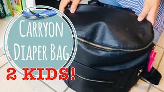 WHAT’S IN MY CARRYON? | WHAT’S IN MY DIAPER BAG 2 KIDS