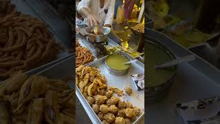 Bhaji lovers #streetfood ##street #bhaji #mirchi #kanda #bonda #potato #best