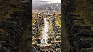 Gorgeous waterfall in Snowdonia #shorts #wales #snowdonia #waterfall