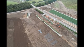 Drone video of my 13th monthly visit to Cottingham flood project for ESH Civils on 1 July 2020