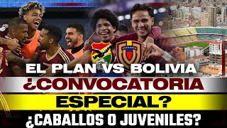 BOLIVIA VS VENEZUELA ¿CONVOCATORIA FULL O JUVENILES?