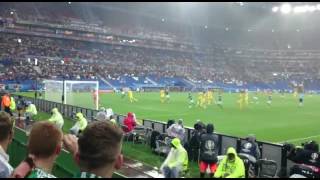 Gareth McAuley Goal Northern Ireland vs Ukraine EURO 2016