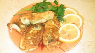 Пикша рыба в кляре. Как вкусно пожарить филе рыбы в кляре.