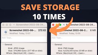 Save Half of the Storage with Screenshots