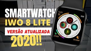 Smartwatch IWO 8 Lite/Versão Atualizada 2020!!Vale a pena? UNBOXING