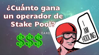 ¿Cuánto gana un operador de stake pool de Cardano (ADA)?