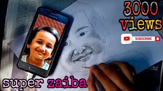 super zaiba | zaiba's drawing video | #shorts #short #YouTubeshorts