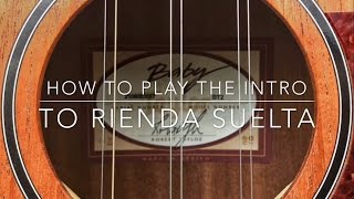 How To Play the intro to 'Rienda Suelta' on Tres Cubano as played by Cesar Hechavarria | GCE Tuning