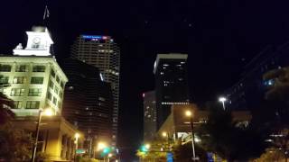 A Night Drive Through Downtown Tampa.