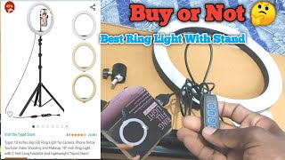 Tygot 10 Inches Big LED Ring Light for Camera, Phone | best ring light with tripod stand under 600