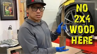 VW Golf R GTI Front Strut Replacement w/ Strut to Knuckle Separator Tool | Similar to the 2X4 Method