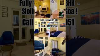 Fully furnished AirBnB in Goa | Homestay in Goa | Goa in 2024 | Apartment in Siolim #Goa #beach