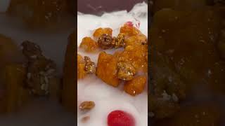 In Iced smoke Sweet Sour Pork #unique#interesting kind of cooking of meat#enjoying #youtubeshorts