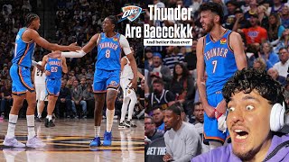 OKC vs Nuggets Highlights.(Reaction)