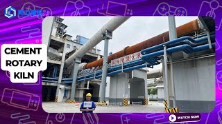 What is a rotary kiln in cement production plant? How does rotary kiln work, what is it used for?