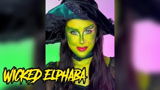 ME MAQUILLO CONTANDO HISTORIAS DE TERROR - Wicked Elphaba #wicked