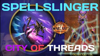 The War Within Beta: Arcane Mage - Spellslinger in CITY OF THREADS Mythic + Gameplay!