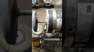 Bench grinder built from Air conditioner