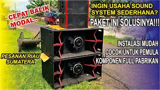 PAKET SOUND SYSTEM KOMPLIT MINIMALIS seharga 20jt