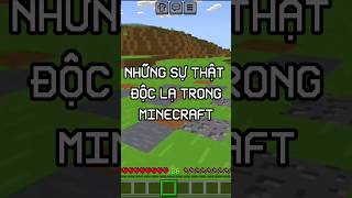 Những Sự Thật Độc Lạ Trong Minecraft P1 #minecraft #shorts #xuhuong #dexuatyoutube