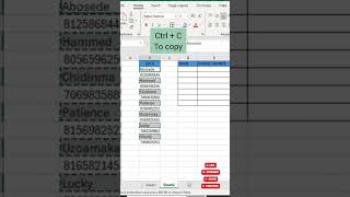 Rearrange data in Excel like a Pro. #exceltech #exceltips #excel #exceltricks #exceltutorial