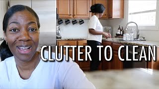 CLEAN WITH ME: motivational morning, kitchen tidy, floor tips, and laundry!