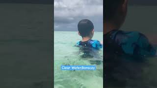 Clear water Boracay #ytshorts