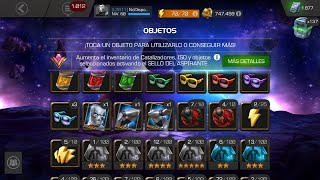 LOTE DE INCURSIÓN FABULOSO 3/5 PIEZAS PLATINUMPOOL MARVEL CONTEST OF CHAMPIONS MCOC