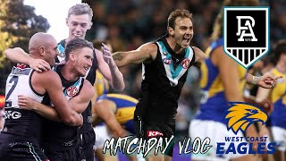 Port Adelaide vs West Coast Eagles Matchday Vlog | AFL Round 6 2022 (ANZAC Round)