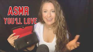 ASMR | WHATS IN MY BAG | GUM CHEWING | WHISPERS & CRINKLES FOR YOUR TINGLIEST PLEASURE