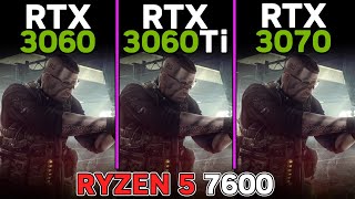 RTX 3060 vs RTX 3060 Ti vs RTX 3070 | Ryzen 5 7600 | Tested in 15 games