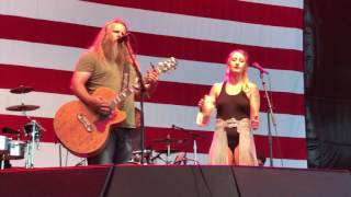 Jamey Johnson ft  Margo Price Live - Willie Nelson's 4th of July Picnic 2017