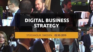 Digital Business Strategy 2019 in Stockholm, Sweden