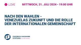 NACH DEN WAHLEN - Venezuelas Zukunft und die Rolle der internationalen Gemeinschaft