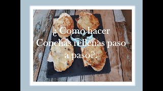 Conchas Rellenas de Bechamel de Almejas.