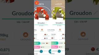 Evolution of Shiny primal Groudon & Primal Groudon #shiny #evolution #pokemongo #shots #pokemon