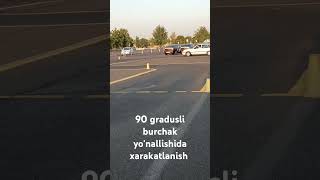 90 gradusli burchak yo'nallishida xarakatlanish