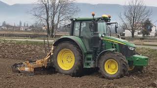 🚜Frantumazione💪delle👍zolle🚜Erpice🚜John Deere💪6110M🚜