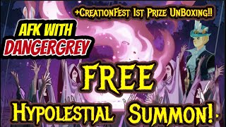 FREE HypoLestial Summon!! and Merch Box Unboxing Grand Prize from CreationFest! INSANE NEW AFKJ CODE