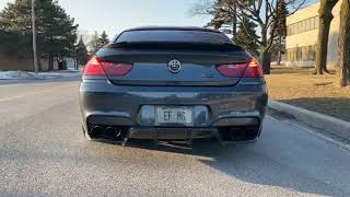 LOUD BMW M6 CUSTOM CATLESS EXHAUST