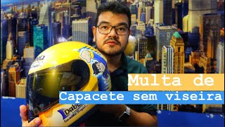 Você sabia que mesmo usando o capacete você pode ser multado?